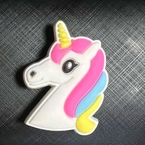 Colorful Unicorn Shaped Crocs Charm New (2 for $5)